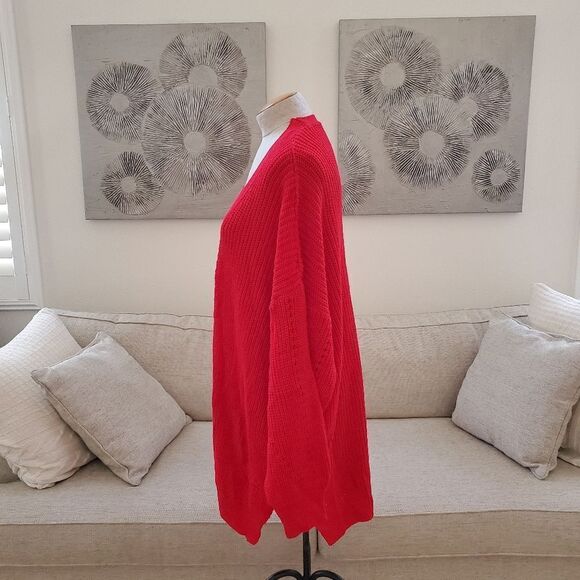 CCK Style Wool-Blend Open Cardigan sz Med - Picture 6 of 11